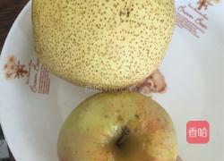 冰糖雪梨苹果糖水的做法图解1