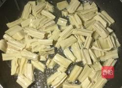 腐竹炒油菜的做法图解4