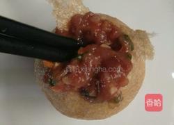 面筋塞肉的做法图解5