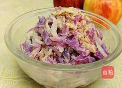 麻酱拌紫甘蓝洋葱丝的做法图解6