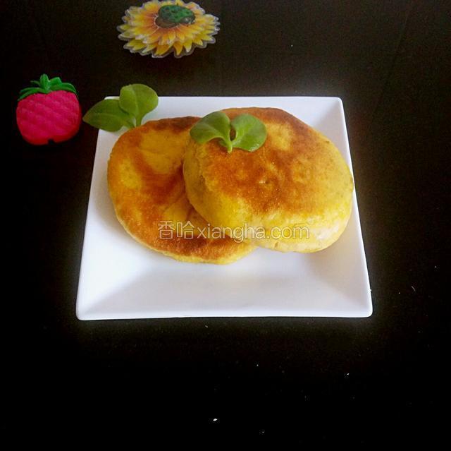豆沙南瓜饼