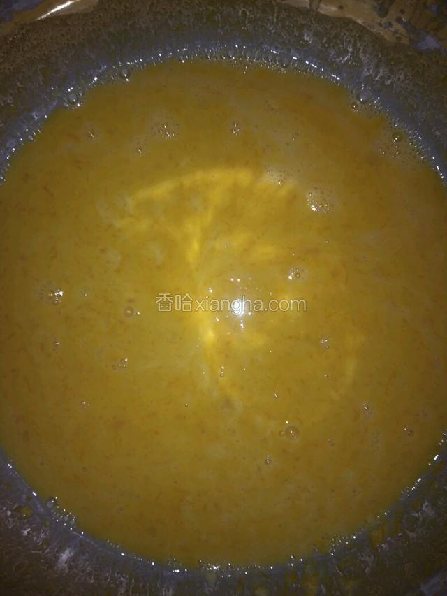 加牛奶和成糊状
