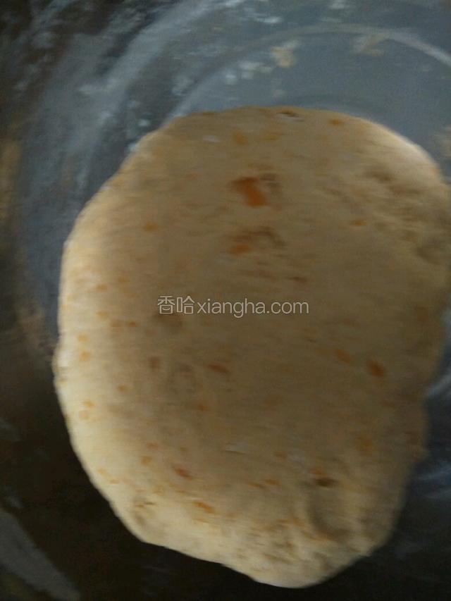揉成面团发酵俩小时