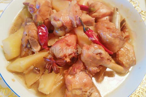土豆烧鸡腿