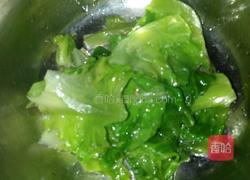 青菜丸子汤的做法图解3