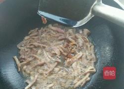 干黄瓜条炒肉的做法图解2