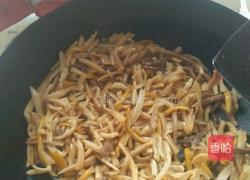 干黄瓜条炒肉的做法图解3