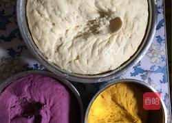 三色花卷的做法图解12