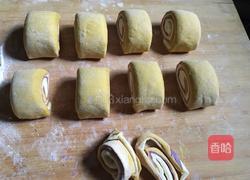 三色花卷的做法图解17