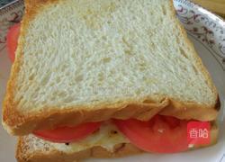三分种搞定简单早餐三明治的做法图解8