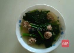 菠菜丸子汤的做法图解5
