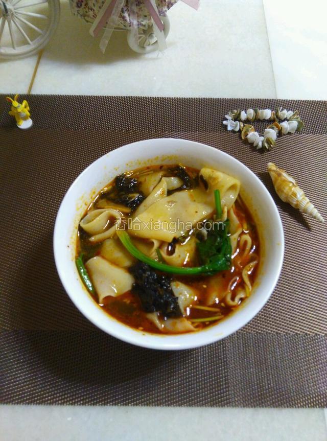 搅拌一下就可以开吃了