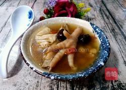 雞腳花生花膠湯的做法图解5