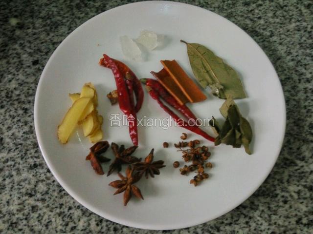 准备好需要的佐料