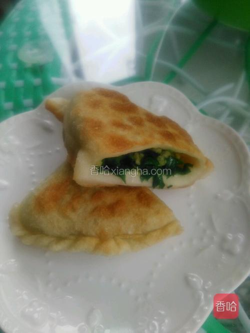 这是烤好的。馅料满满的，咬上一口满嘴的香味。