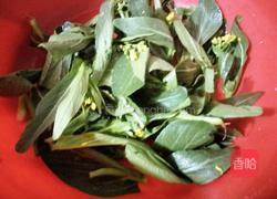 青菜肉末汤的做法图解1