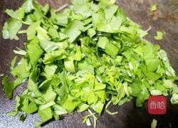 青菜肉末汤的做法图解3