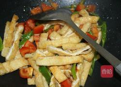 家常炒豆腐皮的做法图解7