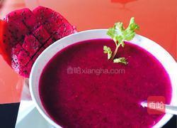 红心火龙果发糕的做法图解1