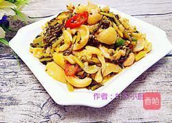 大肠炒酸菜的做法图解14