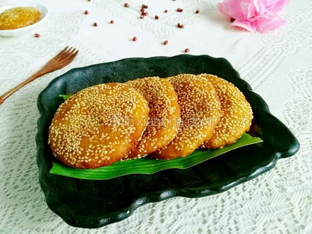   炸南瓜黍子饼