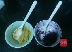 三色水果丸子的做法图解3