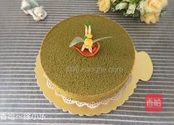 抹茶戚风蛋糕的做法图解13