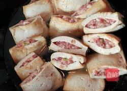 五香酿钱包豆腐的做法图解10