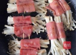 椒盐培根金针菇的做法图解4