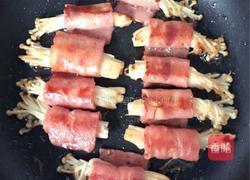 椒盐培根金针菇的做法图解5