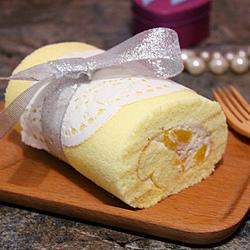 黄桃奶油蛋糕卷的做法[图]