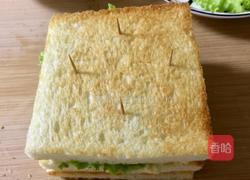 火腿芝士蛋三明治的做法图解11