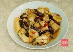 红枣枸杞蒸鸡的做法图解5
