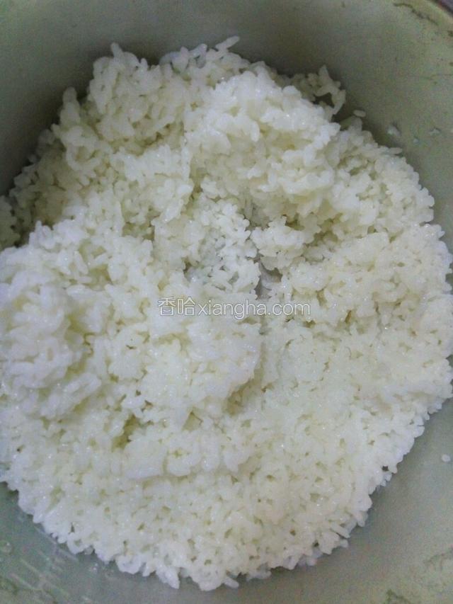 备好冷米饭