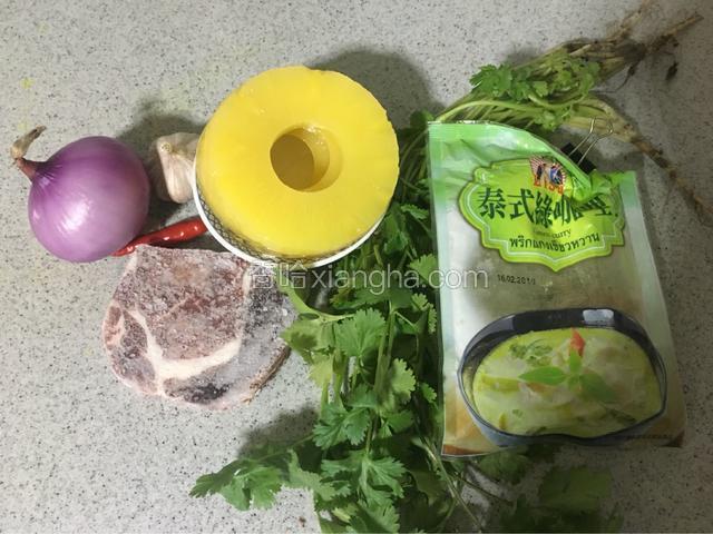 准备米饭以外的食材！