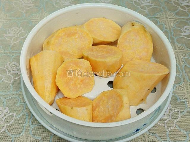 番薯切块