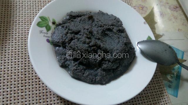做豆浆剩的黑豆渣
