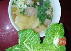羊肉丸子白萝卜汤的做法图解10