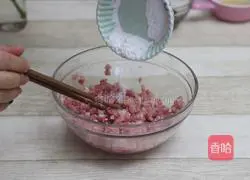 Illustration of how to make minced meat noodles 2