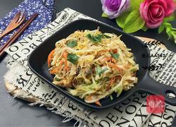 白菜豆芽豆皮拌胡萝卜的做法图解11