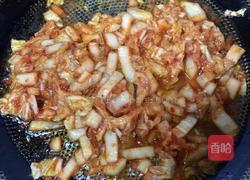 五花肉韩式泡菜炒饭的做法图解3