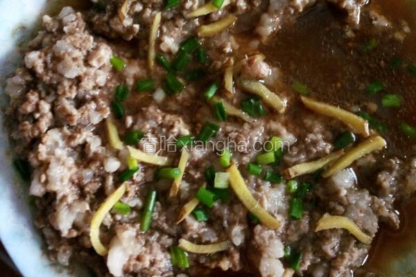 豆酱肉饼