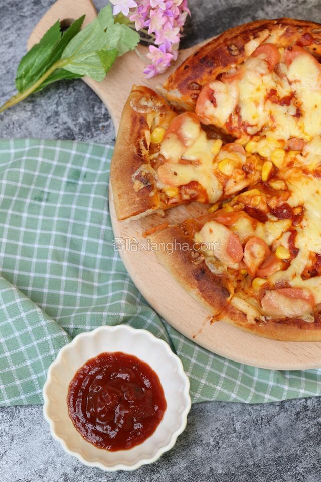 八寸火腿玉米披萨