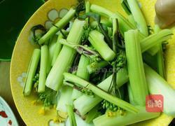 炒菜苔的做法图解2