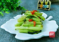 炒菜苔的做法图解8