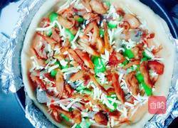 新奥尔良烤肉披萨的做法图解4