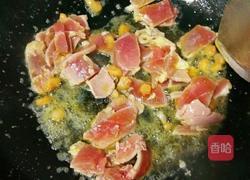 蒜苔炒咸肉的做法图解4