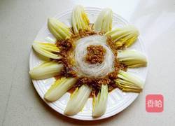 蒜蓉粉丝蒸娃娃菜的做法图解8
