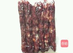 清炒香菇腊肠的做法图解3