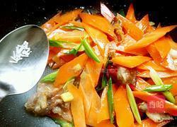 胡萝卜炒腊肉的做法图解10